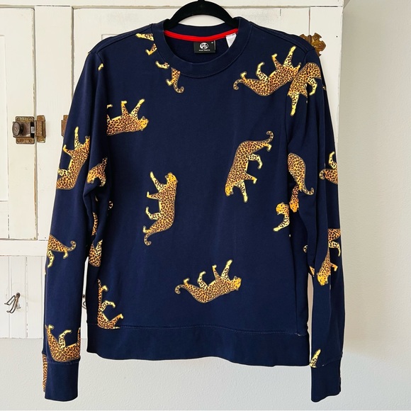 Paul Smith Tops - PS By Paul Smith Leopard Cheetah Print Sweatshirt Size Medium